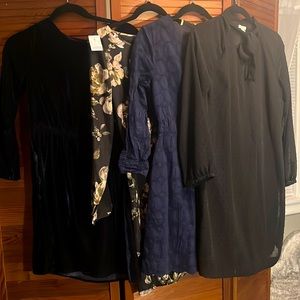 BUNDLE - 4 dresses! - J crew long sleeve dress x4